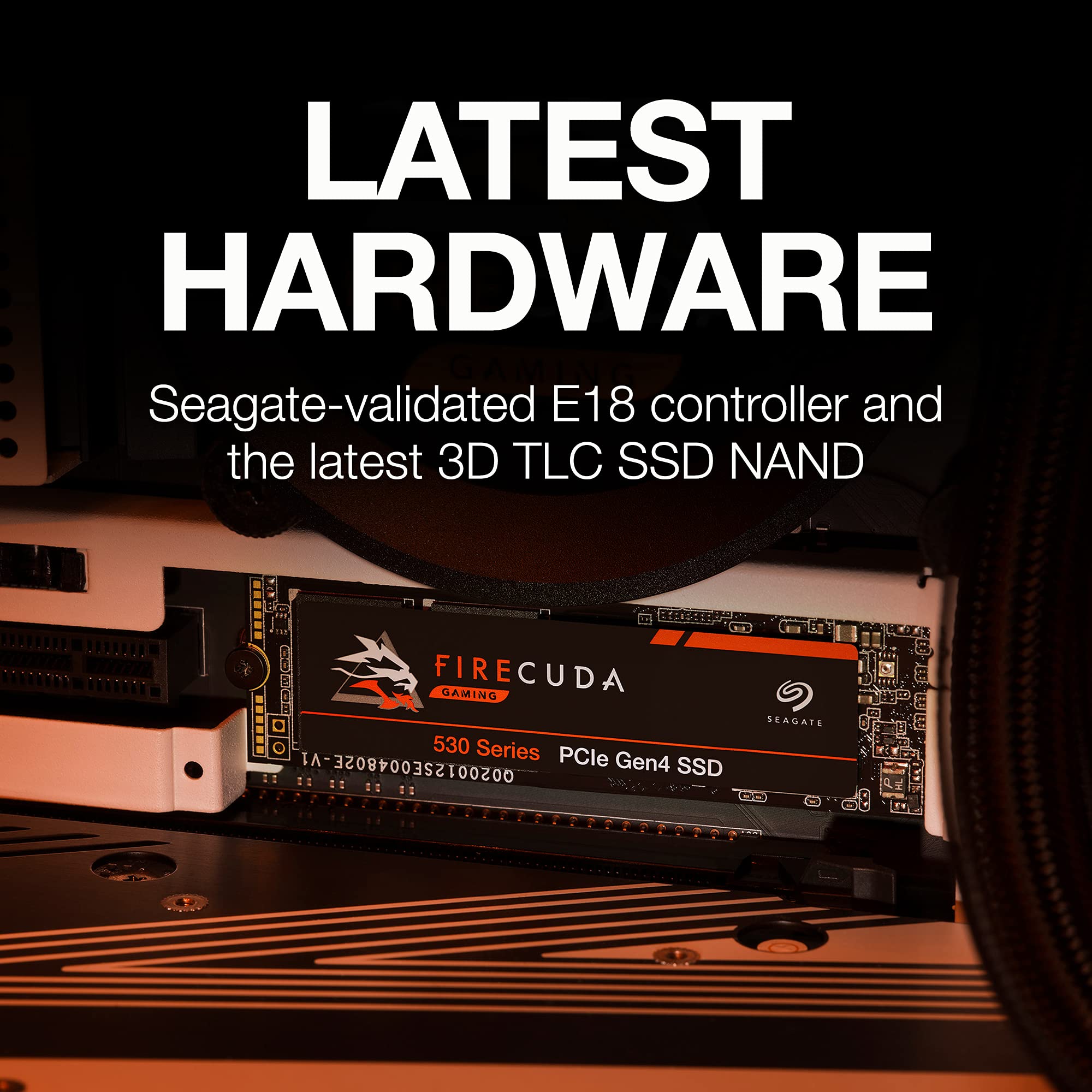 Seagate FireCuda 530 NVMe SSD 2TB, für PS5/PC, M.2 PCIe Gen4 ×4